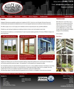 Allglass Website - Simplex IT